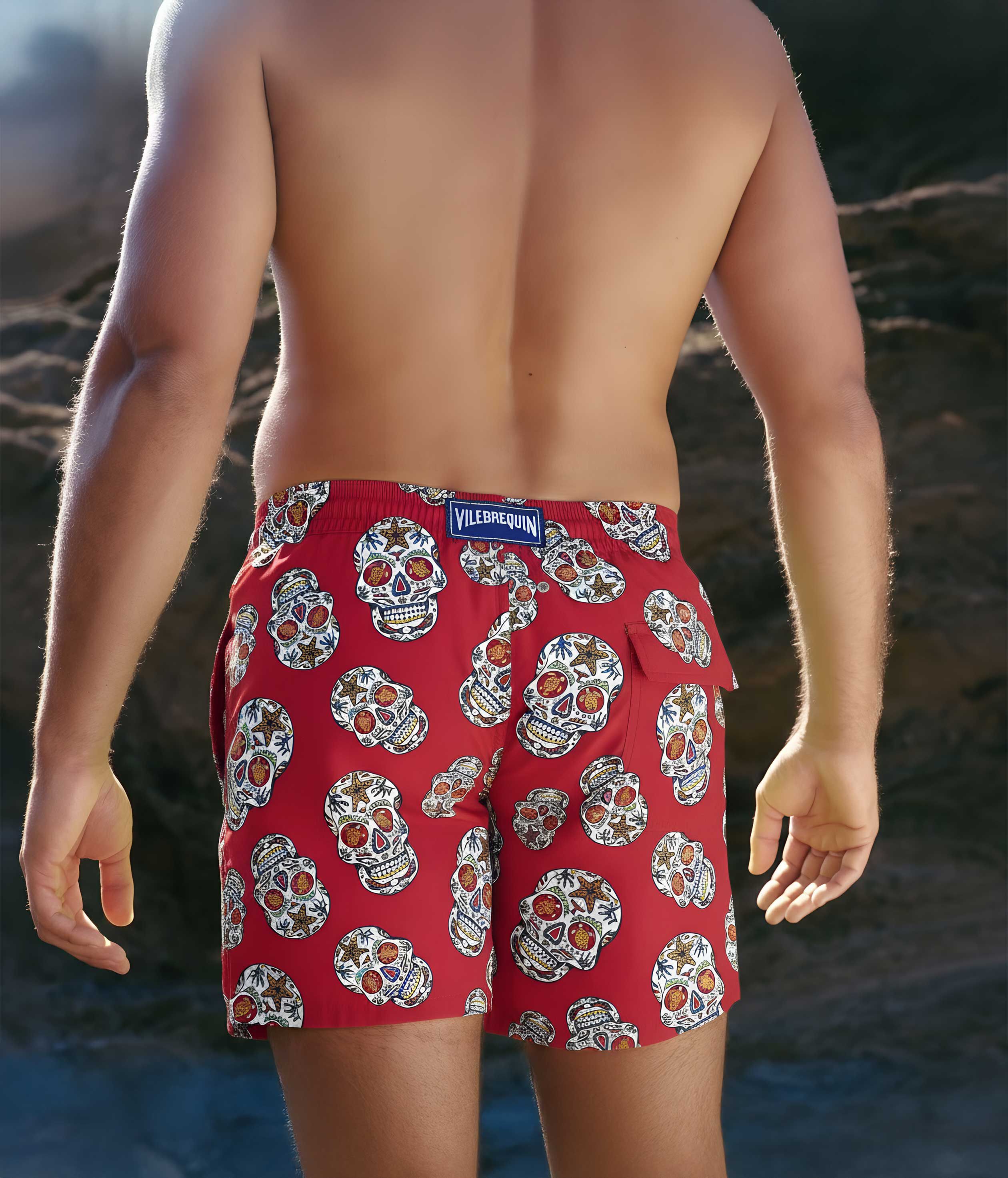 man swimwear with Mexico print